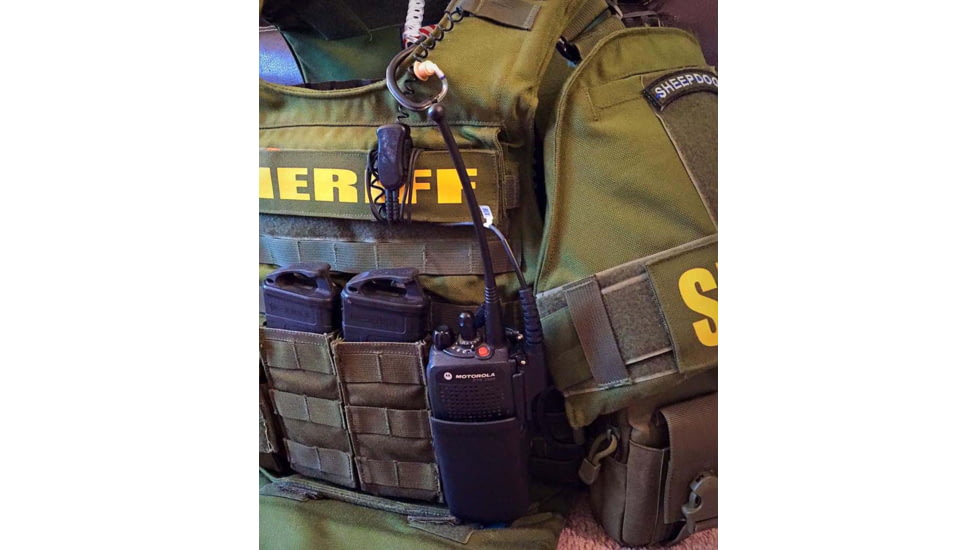 Zero9 Portable Radio Case Holster, XL-185/200, Tek-Lok, Plain Black, Z9-5007-BLK-TEK