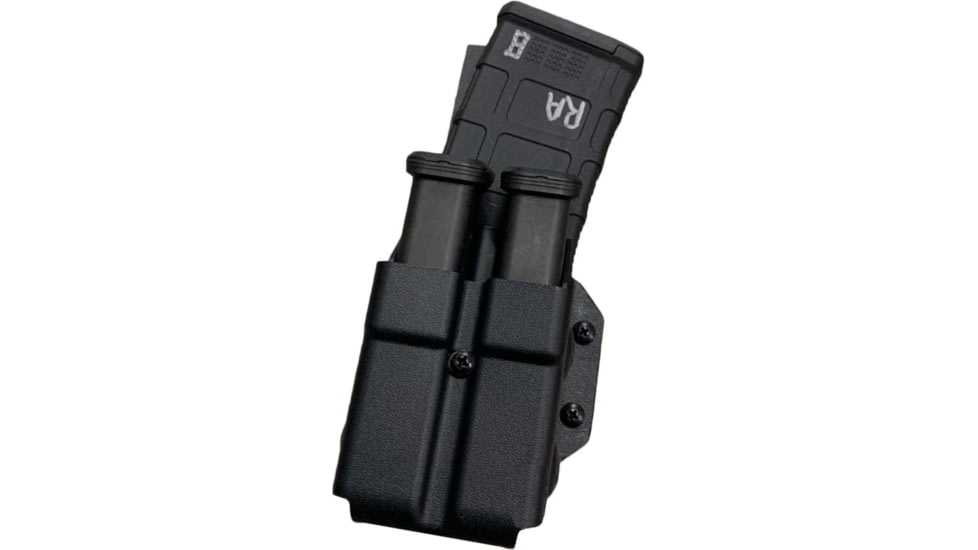Zero9 Rifle Pistol Combo Holster, Glock .45 ACP, Molle Loks, Plain Black, Z9-4021-BLK-MLK