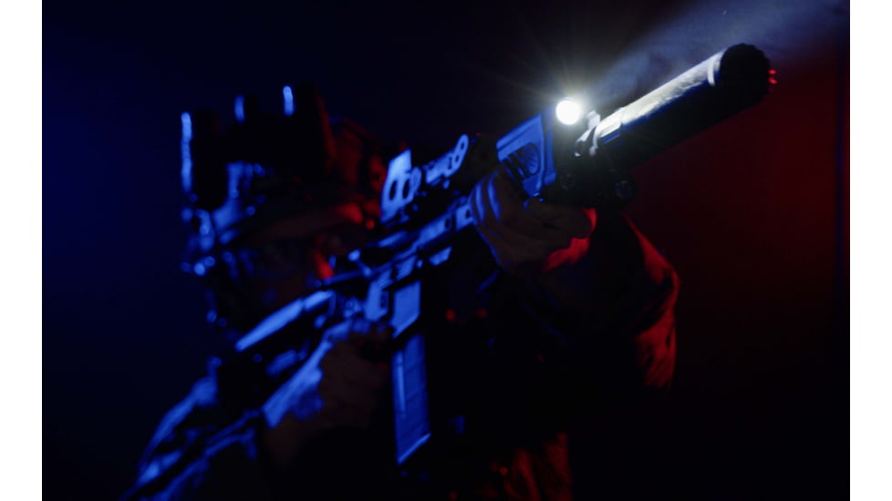 ZeroBlindSpot 0BS-2 IR + White Rechargeable LED Weapon Light, Black, Small, 0002