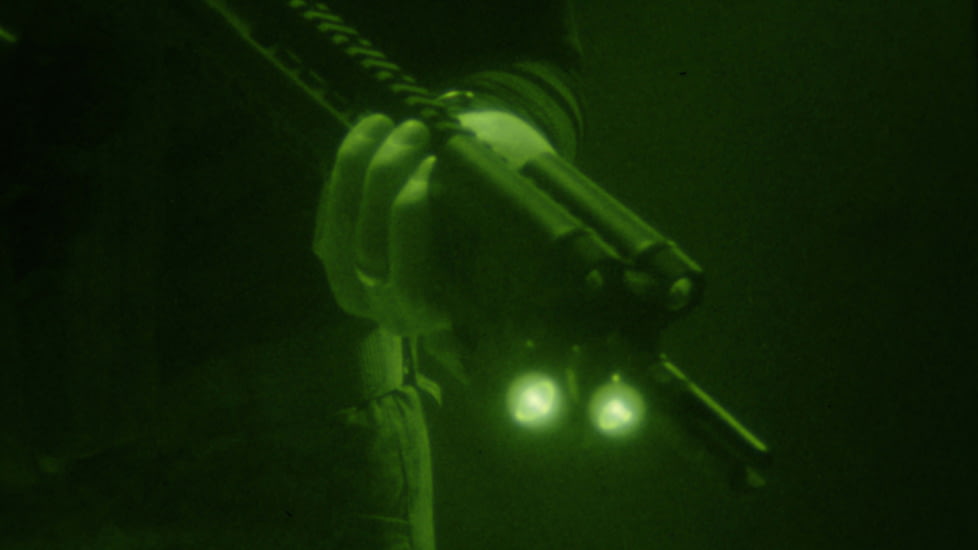 ZeroBlindSpot 0BS-2 IR + White Rechargeable LED Weapon Light, Black, Small, 0002