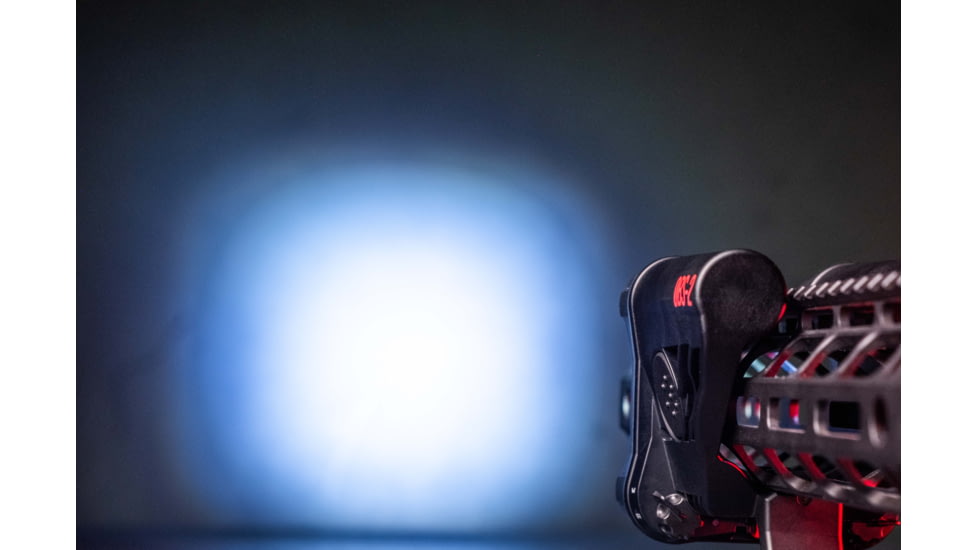 ZeroBlindSpot 0BS-2 IR + White Rechargeable LED Weapon Light, Black, Small, 0002