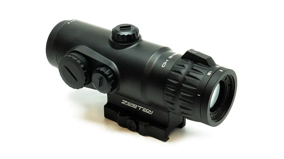 ZeroTech Optics Thrive HD Variable 1-4x24mm Prismatic Red Dot Sight, RAPR Reticle, Black, THDP1424