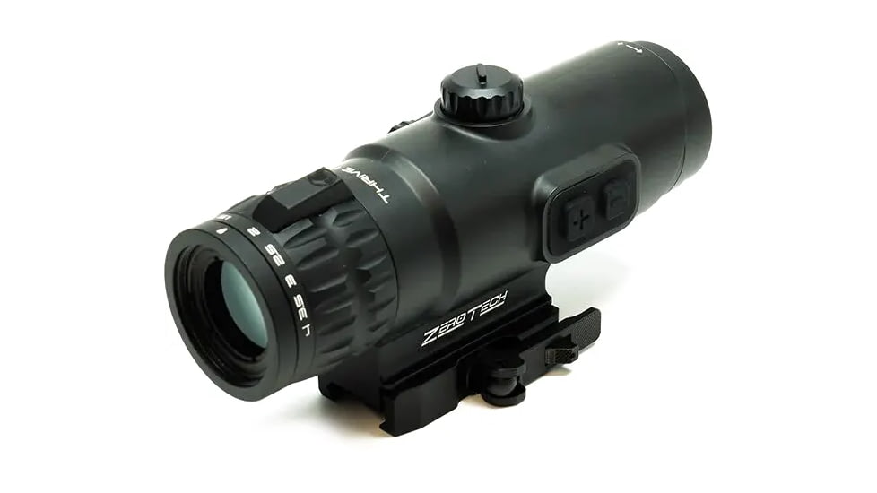 ZeroTech Optics Thrive HD Variable 1-4x24mm Prismatic Red Dot Sight, RAPR Reticle, Black, THDP1424