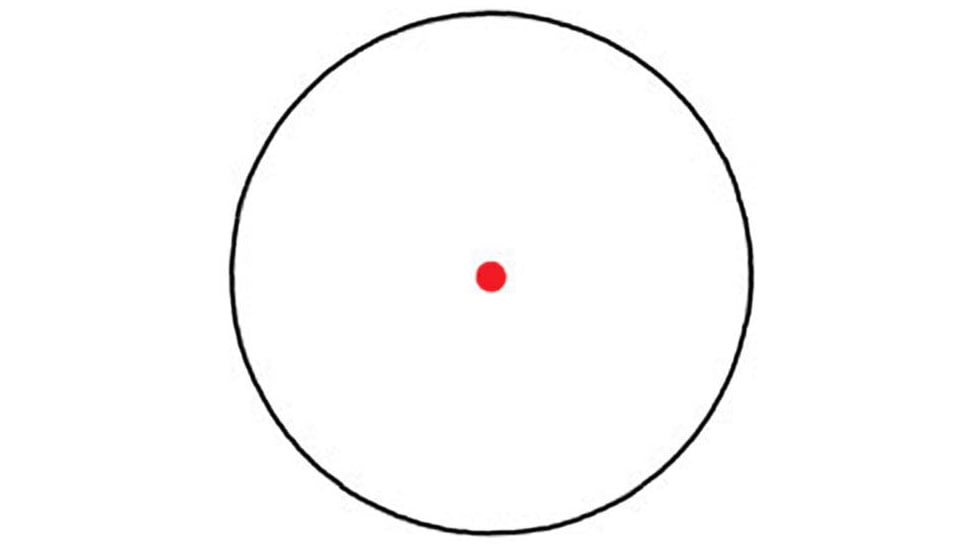 ZeroTech Optics Trace 1x25mm Red Dot Sight, 3 MOA Red Dot Reticle, Black, TRRD125