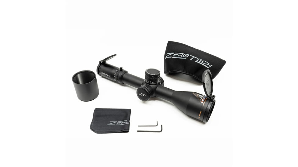 ZeroTech Optics Trace Advanced 5-30x56mm 34mm Tube Rifle Scope, First Focal Plane, Illuminated TREMOR 3 FFP Reticle, Black, TR5306FT3-IR
