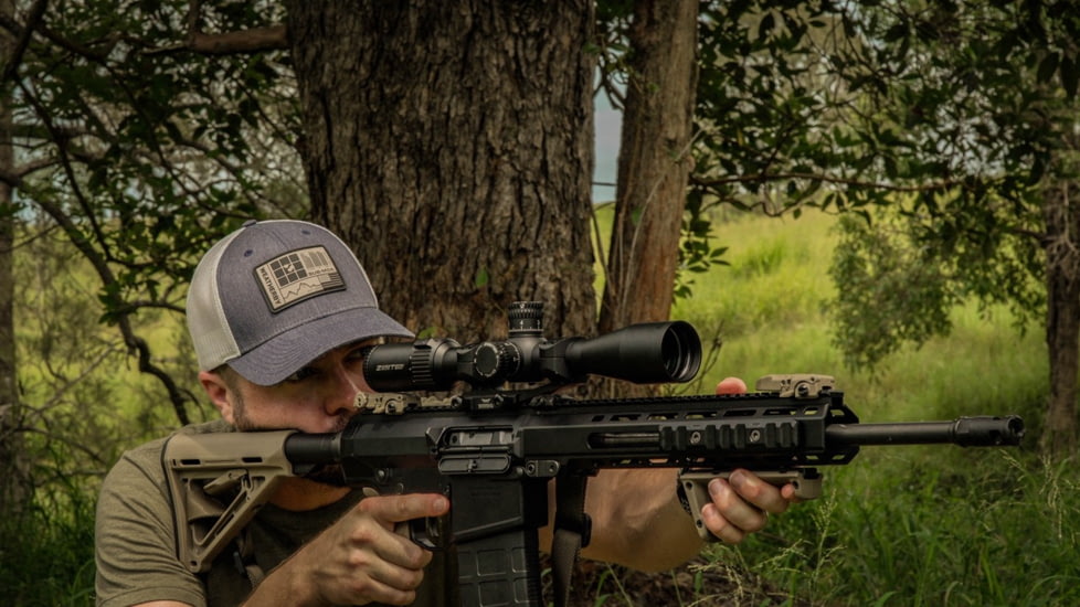 ZeroTech Optics Vengeance 4-16x44mm 30mm Tube Rifle Scope, First Focal Plane, RMG MOA Reticle, Black, VG4164FM