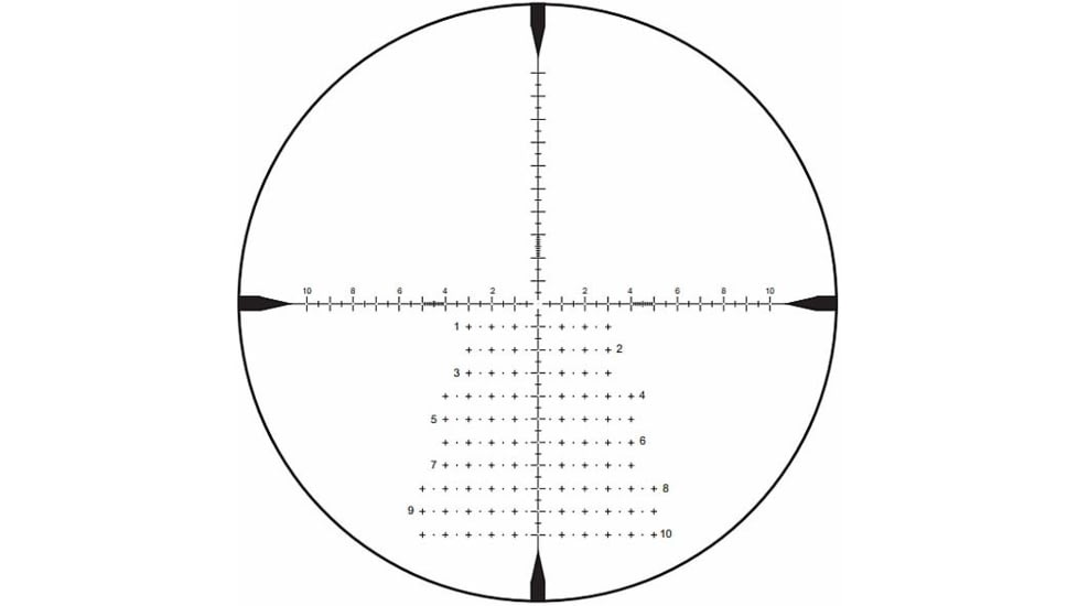 ZeroTech Optics Vengeance 4-16x44mm 30mm Tube Rifle Scope, First Focal Plane, RMG MOA Reticle, Black, VG4164FM