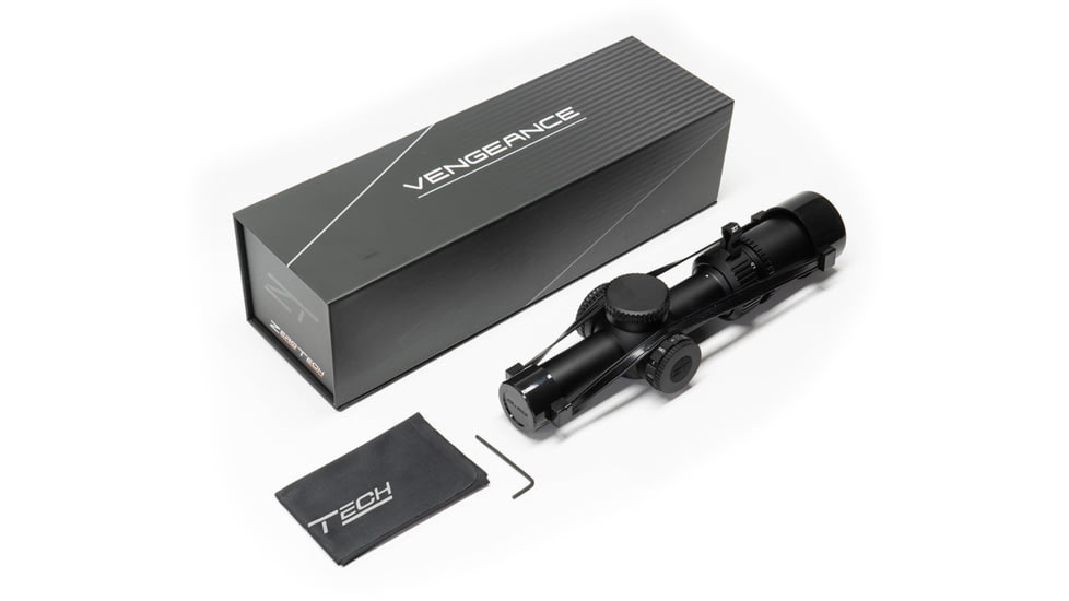 ZeroTech Optics Vengeance 1-4x24mm LPVO 30mm Tube Rifle Scope, Second Focal Plane