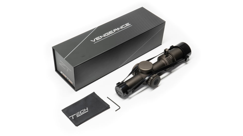 ZeroTech Optics Vengeance 1-4x24mm LPVO 30mm Tube Rifle Scope, Second Focal Plane