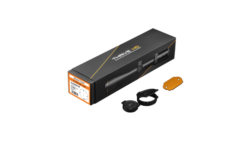 ZeroTech Optics The Thrive HD 6-24x44mm Riflescope, 1.18in Tube, First Focal Plane, Hunter Illuminated Reticle, Black, TH6245FL-IR