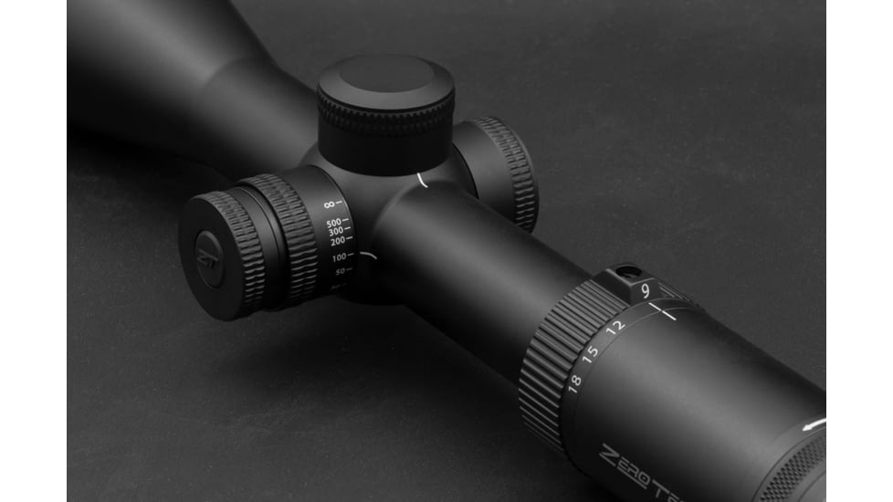 ZeroTech Optics Thrive HD Rifle Scope, 3-18x56mm, 30mm Tube, Second Focal Plane, PHR II Iluminated Reticle, Black, TH3186P-IR