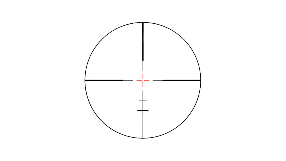ZeroTech Optics Thrive HD Rifle Scope, 6-24x50mm, 30mm Tube, Second Focal Plane, PHR II Illuminated Reticle, Black, TH6245P-IR