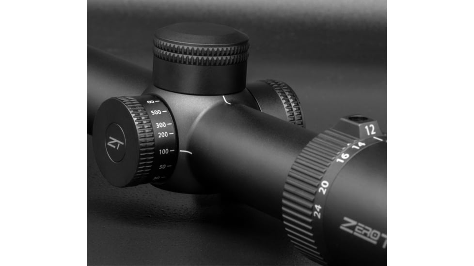 ZeroTech Optics Thrive HD Rifle Scope, 6-24x50mm, 30mm Tube, Second Focal Plane, PHR II Reticle, Black, TH6245P