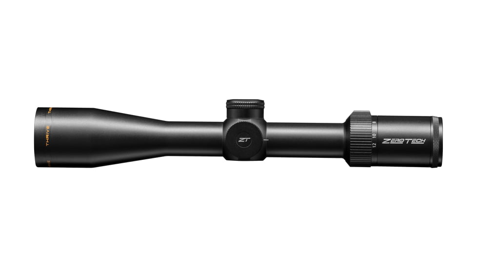 ZeroTech Optics Thrive Rifle Scope, 3-12x44mm, 30mm Tube, Second Focal Plane, Mildot Reticle, Black, TH31244MD