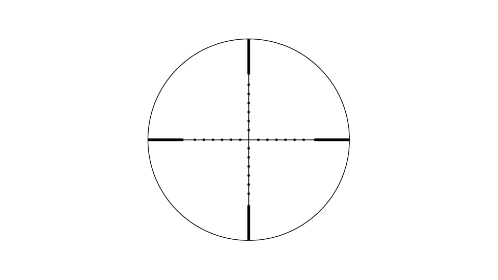 ZeroTech Optics Thrive Rifle Scope, 3-12x44mm, 30mm Tube, Second Focal Plane, Mildot Reticle, Black, TH31244MD