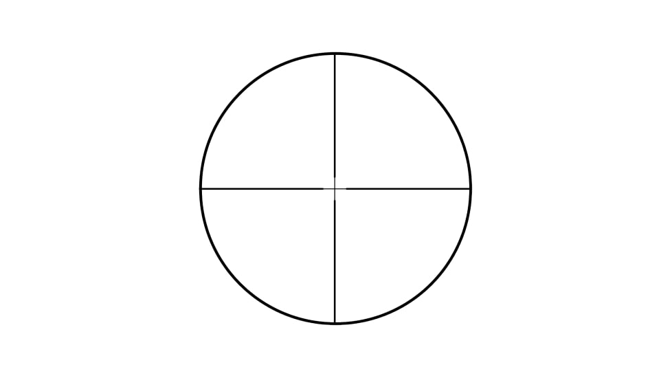 ZeroTech Optics Vengeance Rifle Scope, 3-12x40mm, 1 inch Tube, Second Focal Plane, Duplex Reticle, Black, VG3124