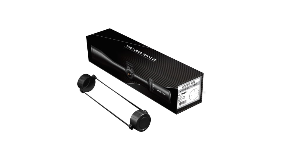 ZeroTech Optics Vengeance Rifle Scope, 4-20x50mm, 30mm Tube, Second Focal Plane, R3 Reticle, Black, VG4205R3