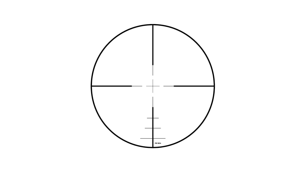 ZeroTech Optics Vengeance Rifle Scope, 4.5-18x40mm, 1 inch Tube, Second Focal Plane, PHR Reticle, Black, VG45184P