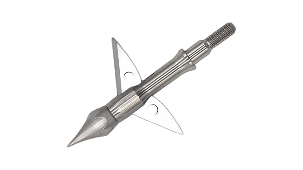 Heater Body Suit Zeus Titanium Broadhead, 100/125 Grain, Pack of 6, Silver, ZEI26