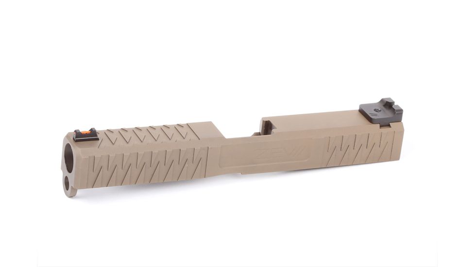 ZEV Technologies SOCOM Complete Gen 3 Pistol Slide,FDE G17 Fiber Optic Sights SLD.KIT-Z17-3G-ESOC-FDE
