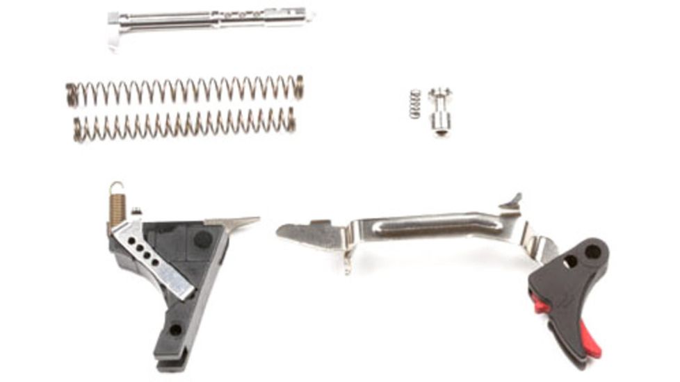 ZEV Technologies Tactical Fulcrum Trigger Ultimate Kit,1-3 Gen,.40,Black/Red FUL-ULT-40-PRO.B-R
