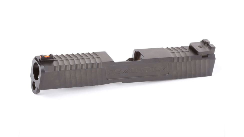 ZEV Technologies Tri-Lo Complete Gen 3 Pistol Slide,Black G19 Fiber Optic Sights SLD.KIT-Z19-3G-TRI-DLC