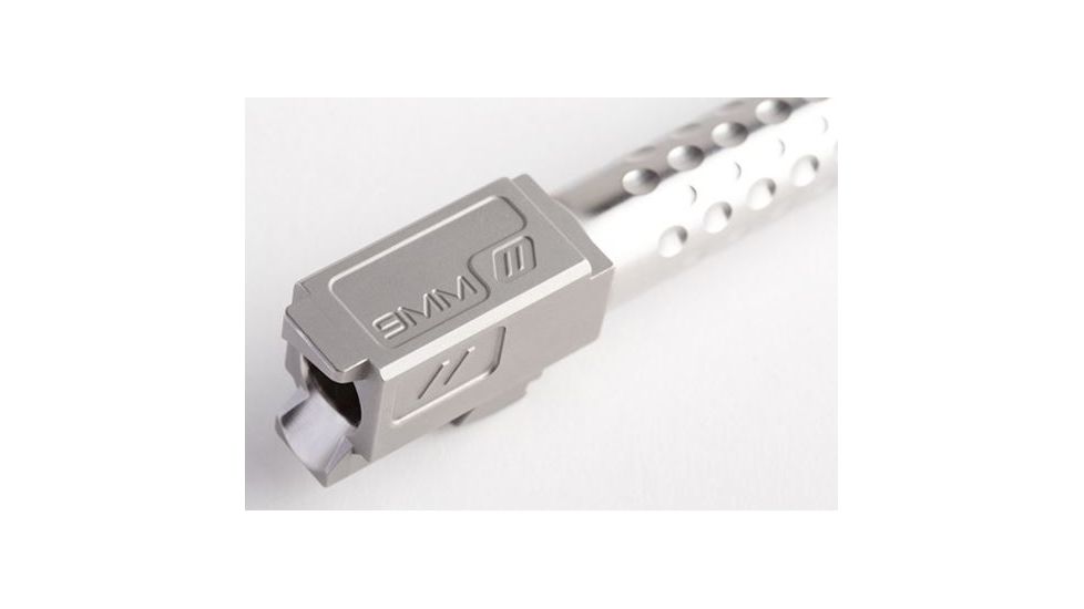 ZEV Technologies ZEV Dimpled Match Grade Threaded Barrel 1/2x28 TPI For Glock 17 9mm 4.49 Inch Barrel Stainless Steel Finish