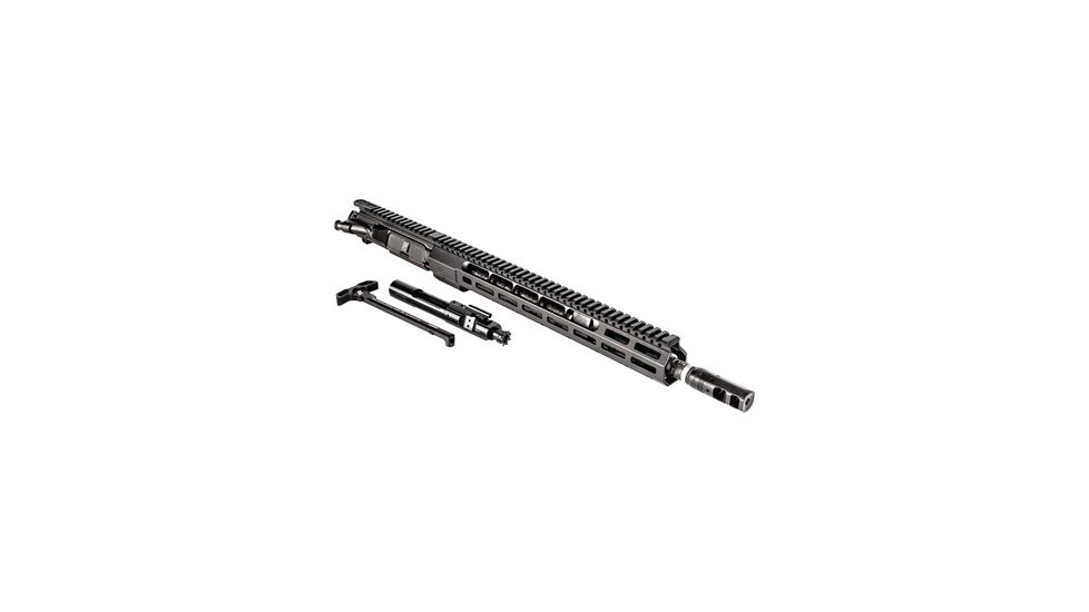 ZEV Technologies AR15 Billet Upper, .223 Wylde, 16in Carbon Fiber Barrel, Black, UPPER-TR15-BIL-CF-223-16-B