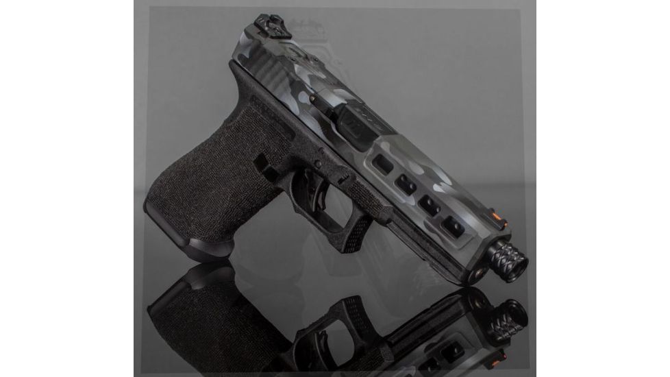 ZEV Technologies Dragonfly Stripped Gen 4 Pistol Slide,Glock 17,Absolute Co-Witness w/RMR Cover Plate,Shadow Camo Cerakote, SLD-Z17-4G-DFLY-RMR-SHADOW