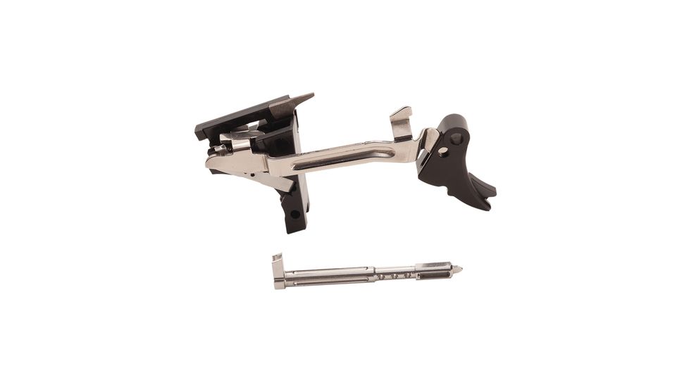 Zev Technologies Duty Ultimate Trigger Kit Black Trigger Pad With Black Safety For Gen 1/2/3 Glock .40S&amp;W/.357SIG