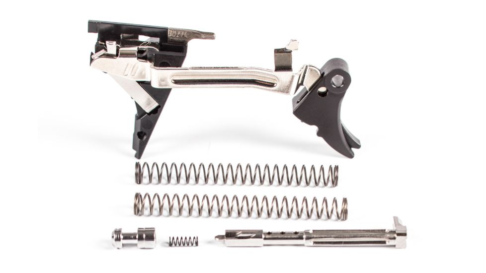 ZEV Technologies Fulcrum .40 Adjustable Glock Trigger Upgrade Ultimate Kit, 4th Gen, Black FUL-ADJ-ULT-4G40-B-B