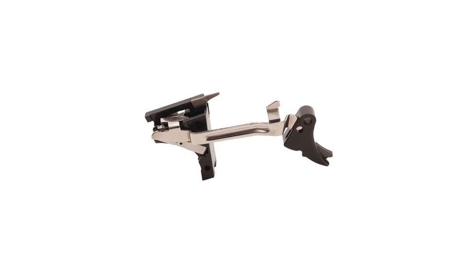 Zev Technologies Fulcrum Drop In Trigger Kit Black Trigger Pad With Black Safety For Gen 1/2/3 Glock 22/23/24/27/31/32/33/35