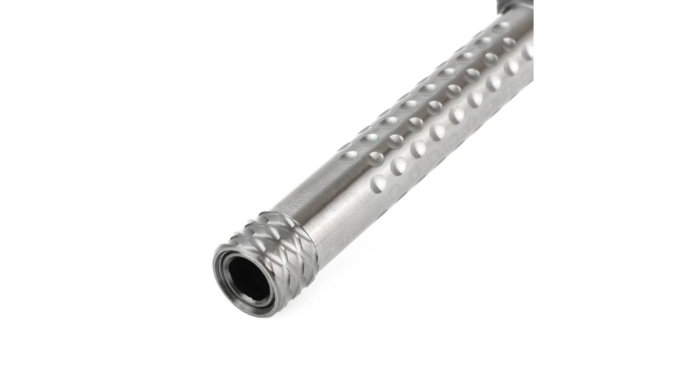 ZEV Technologies G17 9MM Threaded Dimpled Barrel, Gray, ZT-BBL-17-DS-GRY