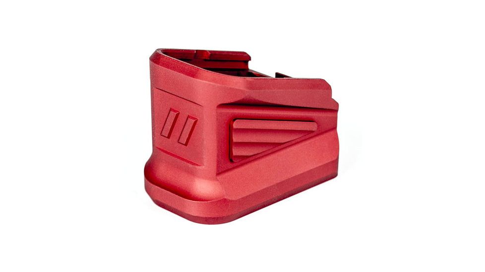 ZEV Technologies Glock 17 9mm Luger +5 Round Pistol Magazine Extension, Red, 5, BPAD-EXT-GLK-5-R