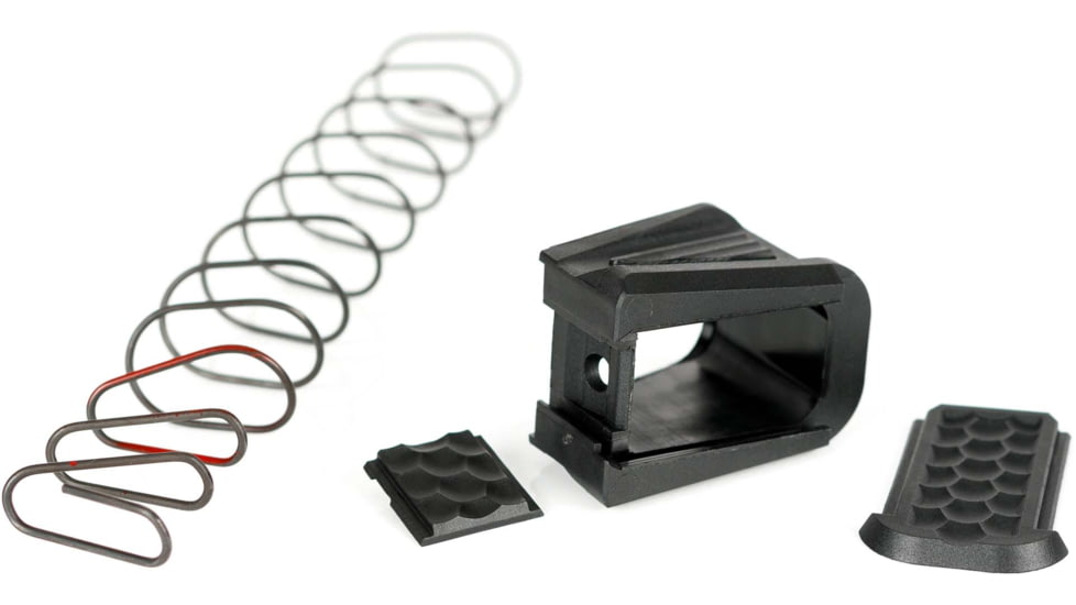 ZEV Technologies Magazine Basepad +5 for Glock 17, Polymer, Black, BPAD-G17-5-B