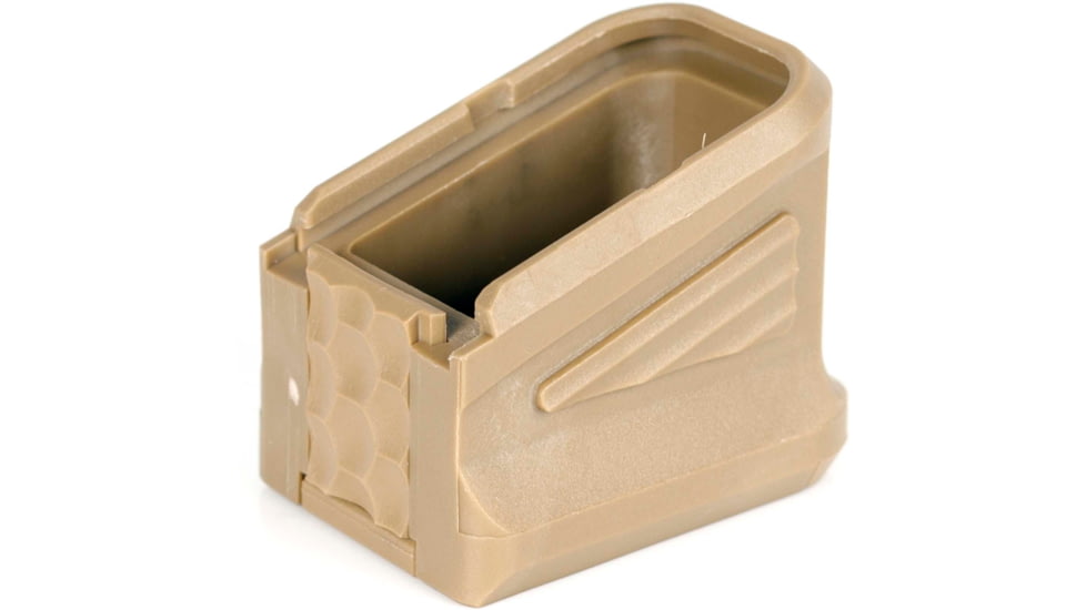 ZEV Technologies Magazine Basepad +5 for Glock 17, Polymer, Flat Dark Earth, BPAD-G17-5-FDE