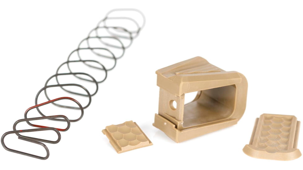 ZEV Technologies Magazine Basepad +5 for Glock 17, Polymer, Flat Dark Earth, BPAD-G17-5-FDE