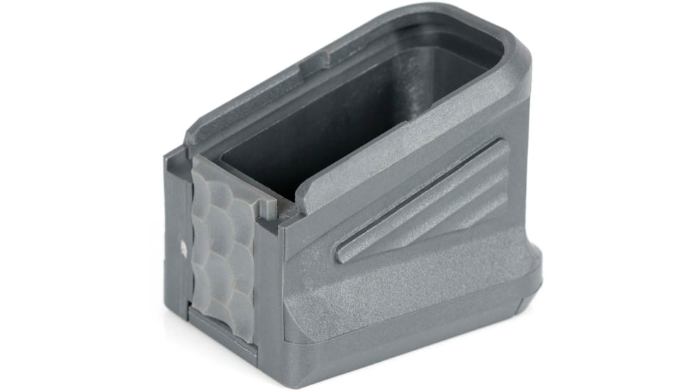 ZEV Technologies Magazine Basepad +5 for Glock 17, Polymer, Gray, BPAD-G17-5-GRY