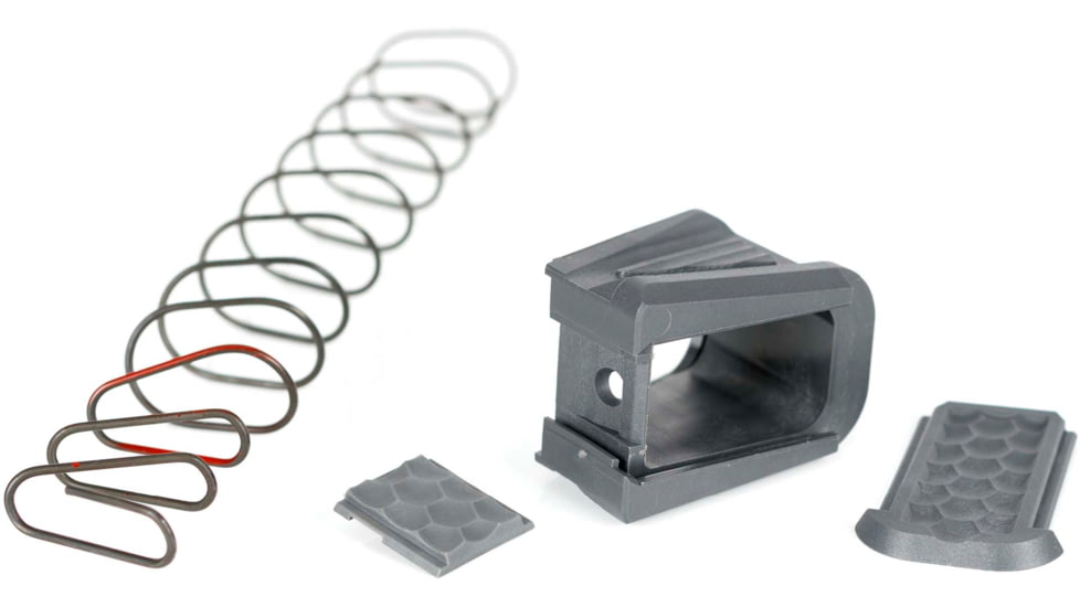 ZEV Technologies Magazine Basepad +5 for Glock 17, Polymer, Gray, BPAD-G17-5-GRY