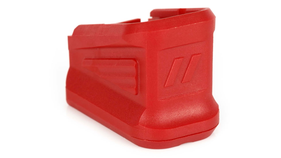 ZEV Technologies Magazine Basepad +5 for Glock 17, Polymer, Red, BPAD-G17-5-R