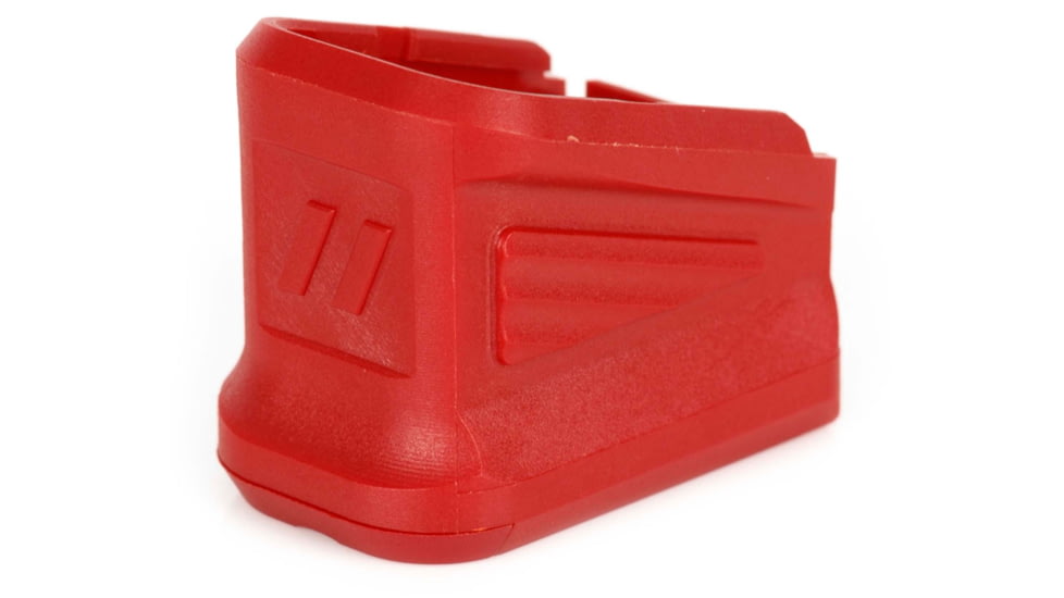 ZEV Technologies Magazine Basepad +5 for Glock 17, Polymer, Red, BPAD-G17-5-R