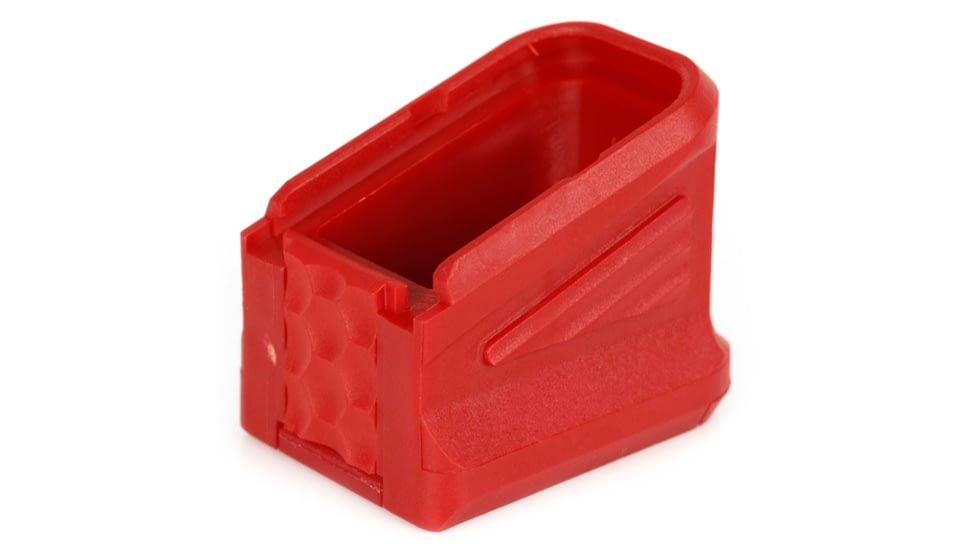 ZEV Technologies Magazine Basepad +5 for Glock 17, Polymer, Red, BPAD-G17-5-R