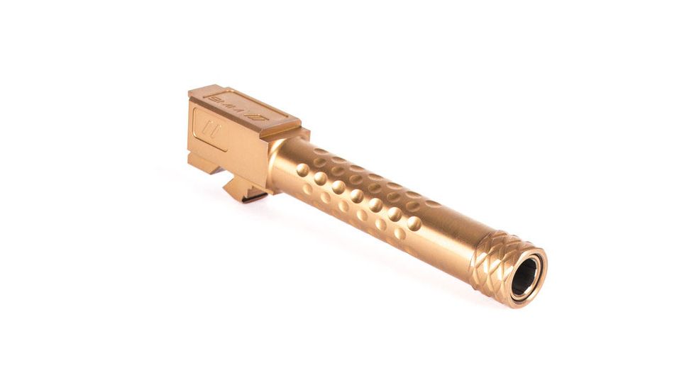 ZEV Technologies Match Grade Barrel G19,Dimpled,Suppressor Threaded,Bronze BBL-19-D.S-BRZ