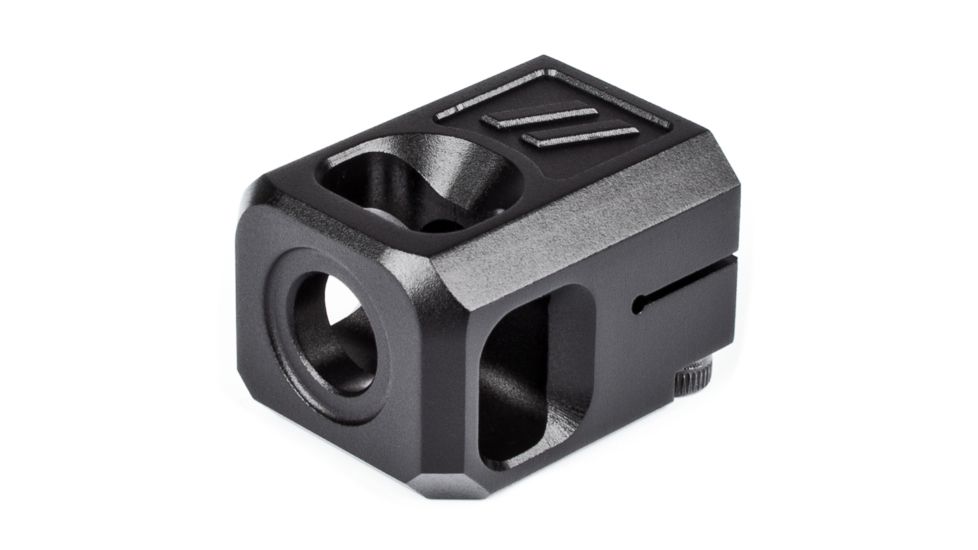 ZEV Technologies PRO V2 Compensator, Glock 9mm, 1/2x28 Threading, Black, COMP-PRO-V2-B