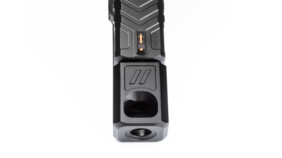 ZEV Technologies PRO V2 Compensator, Glock 9mm, 1/2x28 Threading, Black, COMP-PRO-V2-B