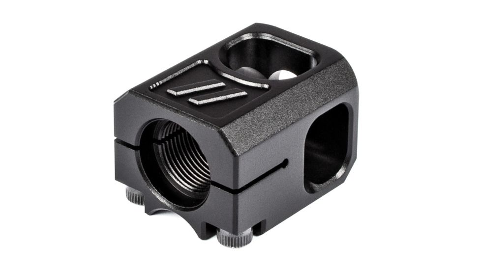 ZEV Technologies PRO Glock V2 Compensator, 9mm, 1/2x28 Thread, Black, COMP-PRO-V2-B