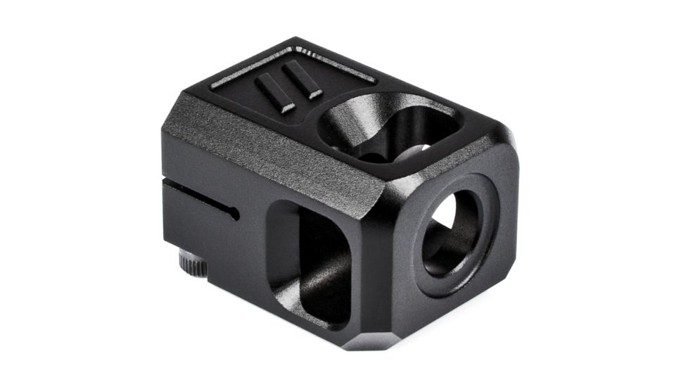 ZEV Technologies PRO Glock V2 Compensator, 9mm, 13.5x1 LH Thread, Black, COMP-PRO-V2-LH-B