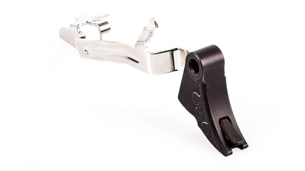 ZEV Technologies PRO Pistol Trigger Bar Kit, Glock 17/17C/17L/19/19C/22, Curved, Black/Black, CFT-PRO-BAR-SM-B-B