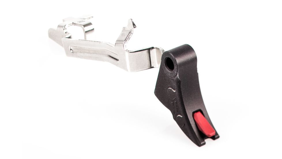 ZEV Technologies PRO Curved Face Trigger Bar Kit, Black/Red, Small CFT-PRO-BAR-SM-B-R