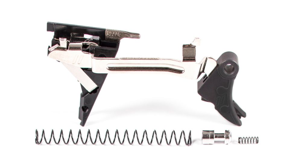 ZEV Technologies PRO Curved Face Trigger Drop-In Kit, 4th Gen, 9mm, Black CFT-PRO-DRP-4G9-B-B